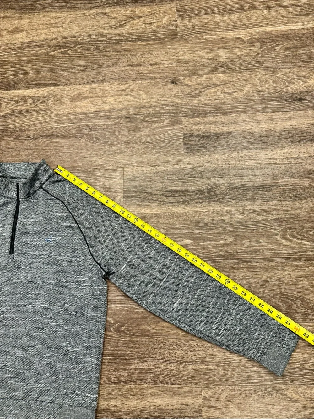 Greg Norman Men’s XL Gray Heather Quarter Zip Golf Pullover Fleece